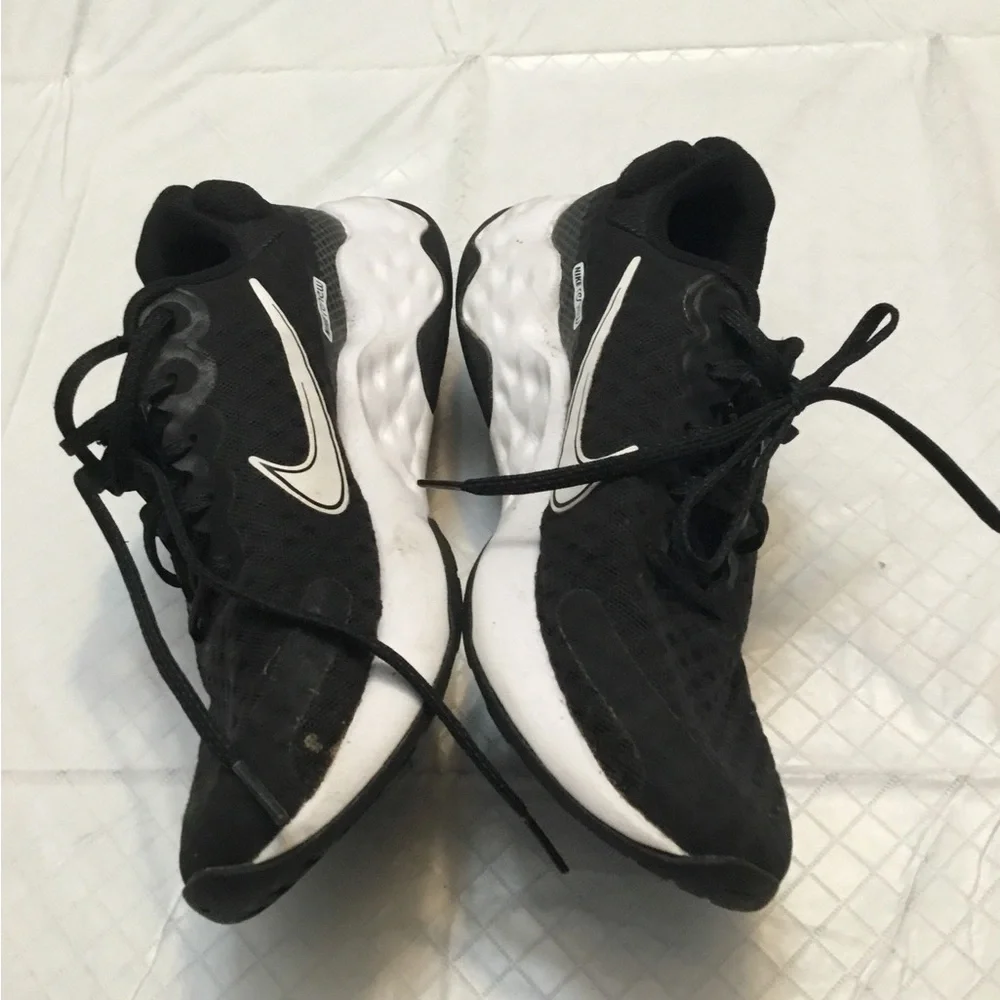 Nike Black Sneakers with White Swoosh